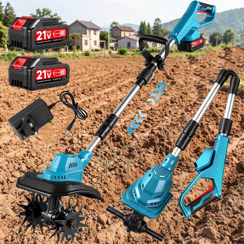 Cordless tiller cultivator - cordless,