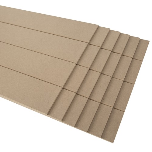 6pcs grooved medium density - v, medium-density
