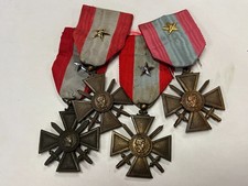 Original Indochina Era French Croix De Guerre TOE Medal (Single)