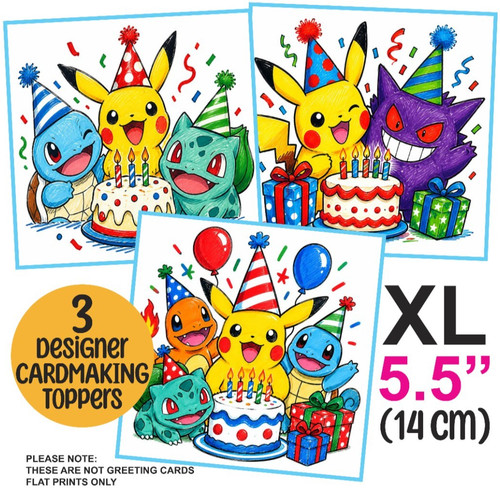 Card toppers for - card,