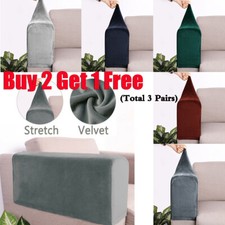 Stretch Velvet Armchair Covers