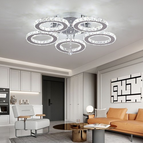 Modern crystal chandelier - crystal,