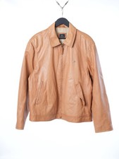 lacoste leather jacket men full zip