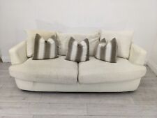 SOFA 3 Seater DFS Quantum Fabric Leather Large Removable Cushions FREE DELIVERY