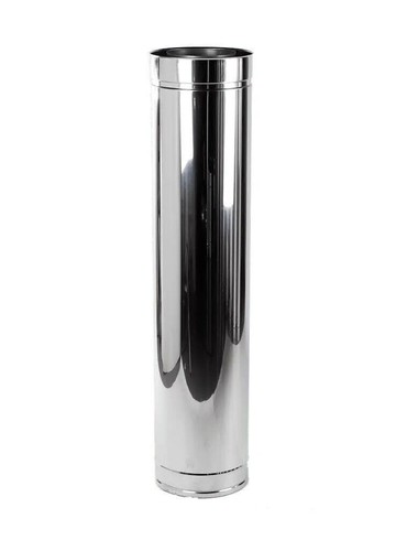 Chimney twin wall pipe flue - wall,