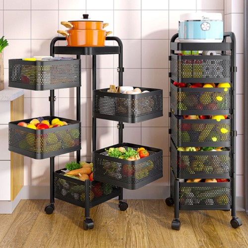 Kitchen rotating trolley - kitchen,