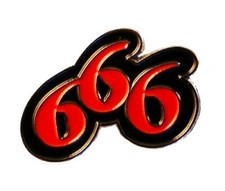 666 Red & Black Rebel Biker