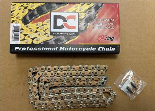 Motorcycle chain gold x - dc,