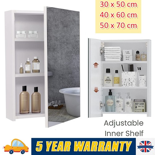 Single door bathroom mirror - door,