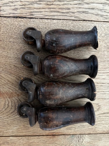 Victorian brass casters for - victorian,