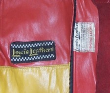 Vintage LEWIS LEATHERS Motorcycle Race Suit
