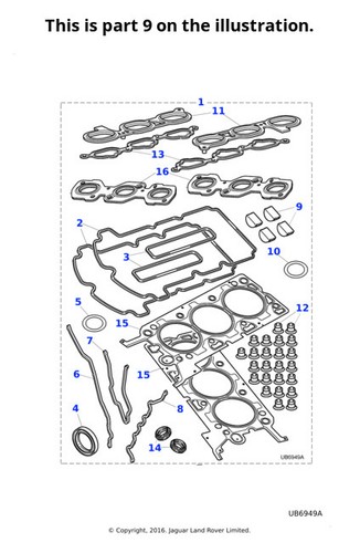 Jaguar genuine sealing ring - jaguar,