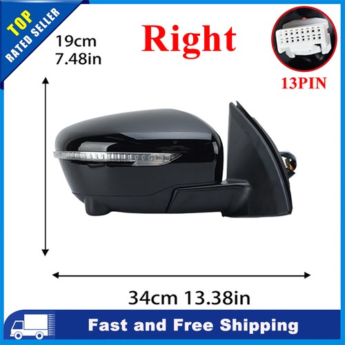 Right drive door wing mirror - door,