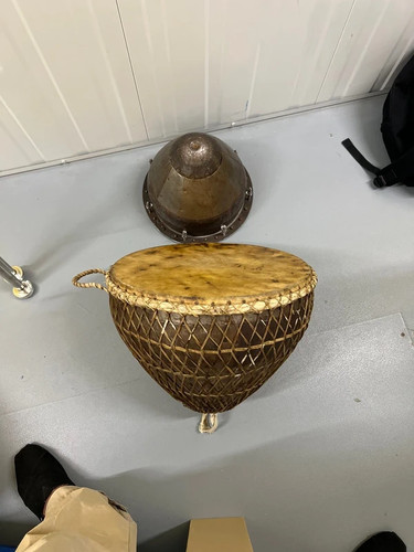 Naga metal and - skin, drum