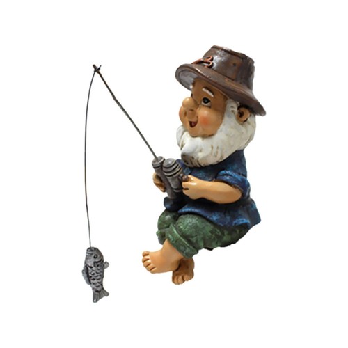 Fishing dwarf ornaments - fishing, pond