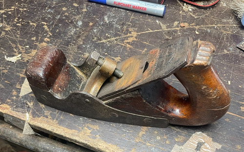 Cast steel smoothing plane - cast,