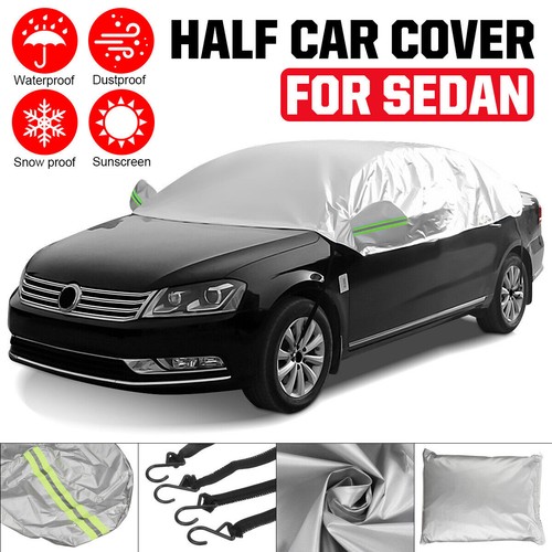 Half car cover top roof - half, snow