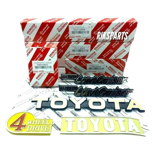 Emblem badge set toyota land - set,