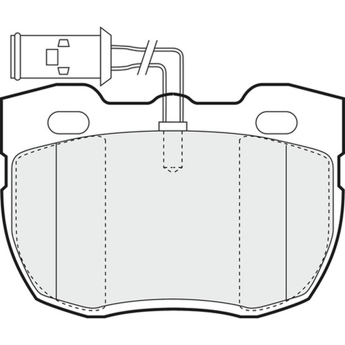 Brake pads set - pads, land