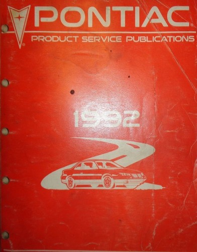 1992 pontiac product service - pontiac,
