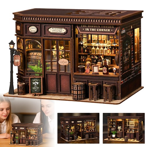 Miniature house diy - house, retro
