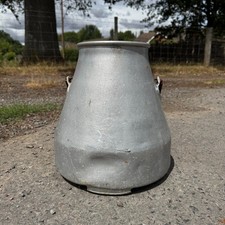 Vintage Aluminium Milk Churn Planter Ice Bucket Wedding Prop Garden Farm