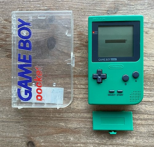 Boxed green nintendo gameboy - boxed,