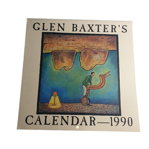 Glen baxter wall calendar - wall, 1990