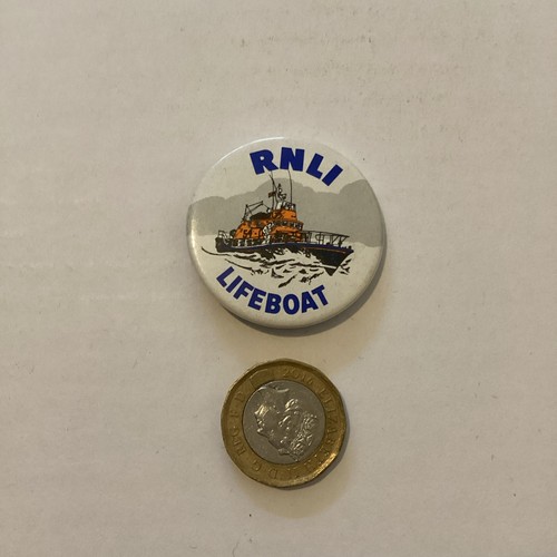 Rnli lifeboat button pin - pin, badge