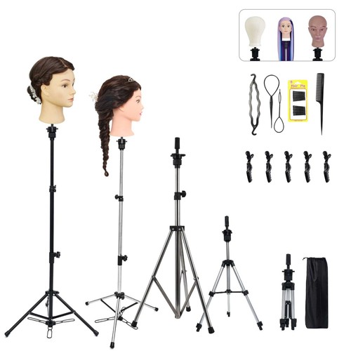 Adjustable wig stand for - adjustable,