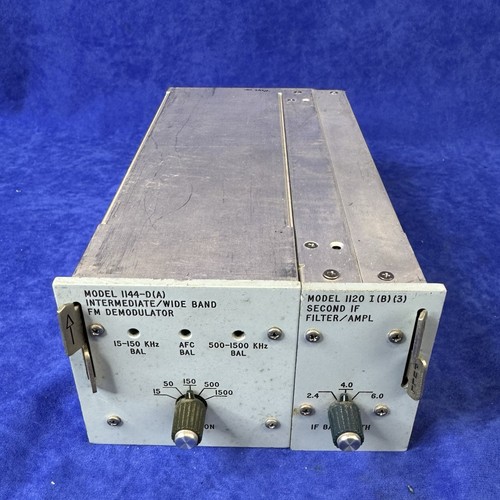 Microdyne filter amplifier - if,