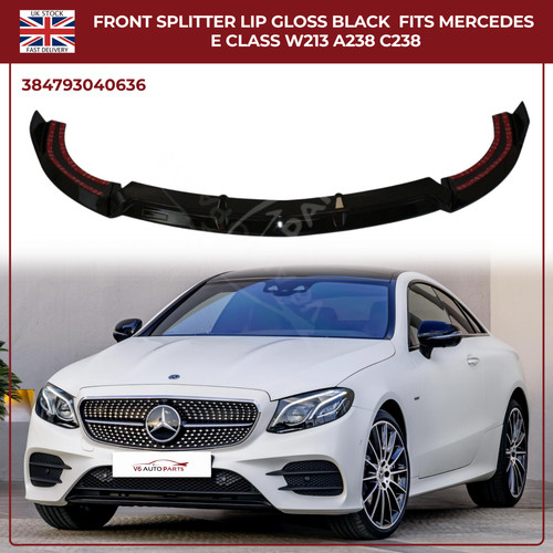 Front black splitter - splitter, lip