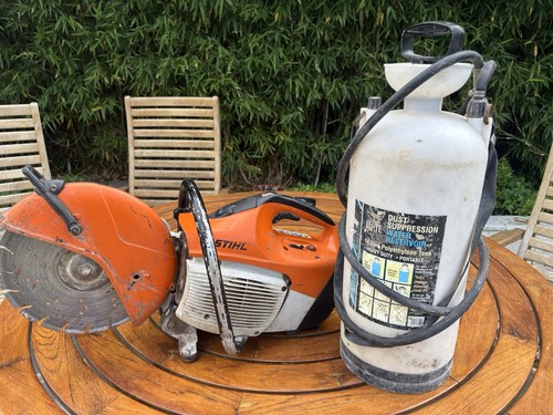 Stihl ts410 cutter with bottle - cutter,
