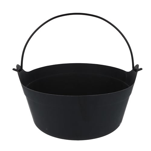 Black cauldron plastic - black,