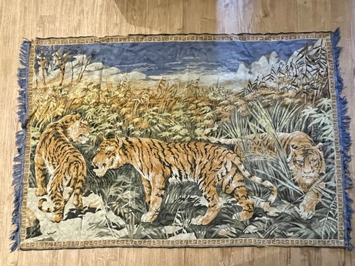 Large vintage tiger - vintage,