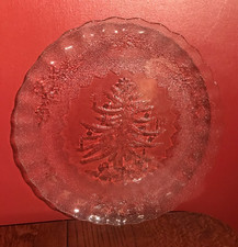 LARGE 32cm EMBOSSED GLASS