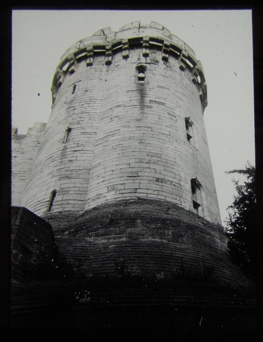 Glass magic lantern slide - magic,