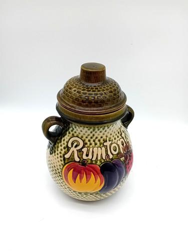 Vintage rumtopf jar large - vintage,