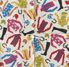 2 x Jockey Silks Single Paper