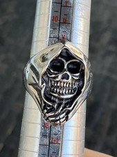 Grim Reaper Skull  Ring
