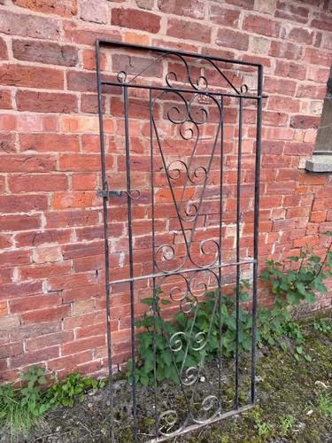 Vintage black metal iron - metal,