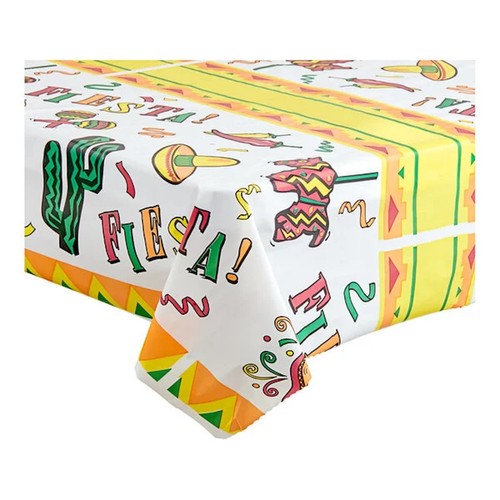 Fiesta plastic tablecloth - fiesta,