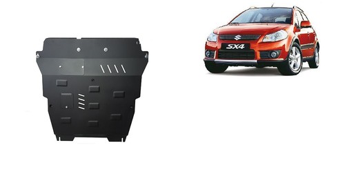Steel skid plate sump guard - plate, /