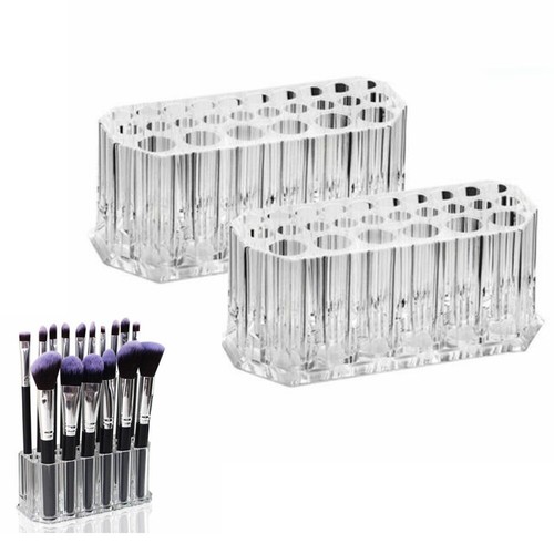 Holes brush holder acrylic - holder,