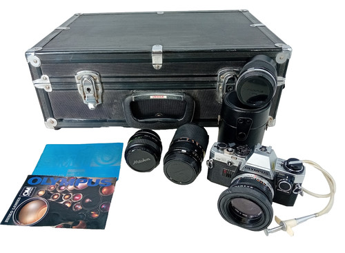 Olympus bundle 35mm slr - olympus,