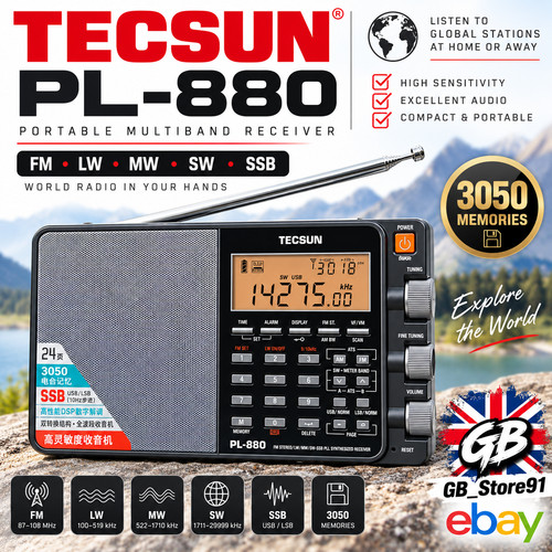 Tecsun 880 portable world - tecsun,