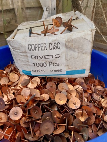 Copper disc rivets19mm - rivets19mm,