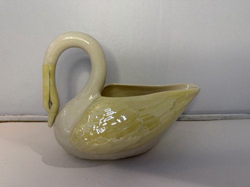 Belleek ireland porcelain swan - ireland,
