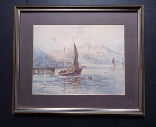 Old original watercolour - old,