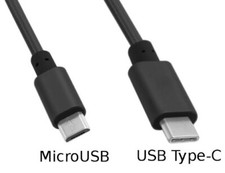 Type C (USB-C) to Micro USB Male Sync OTG Charging Data Transfer Cable